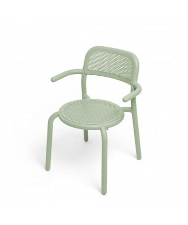 Chaise de jardin avec accoudoirs Toni - Fatboy - Mist green